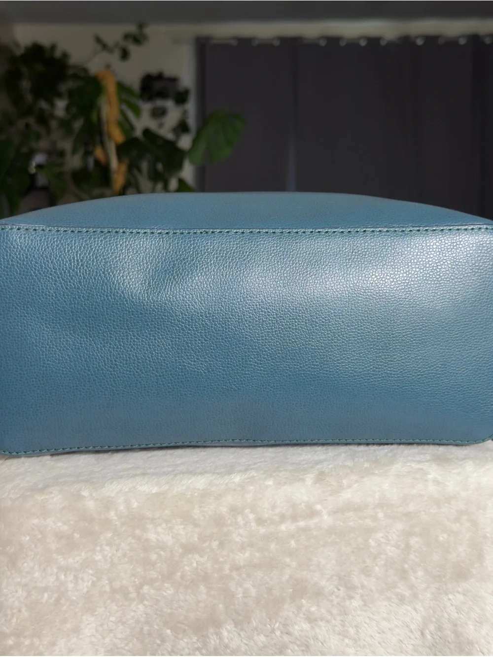 New Kate Spade Patterson Drive Medium Dome Satchel Teal Leather Crossbody Bag
